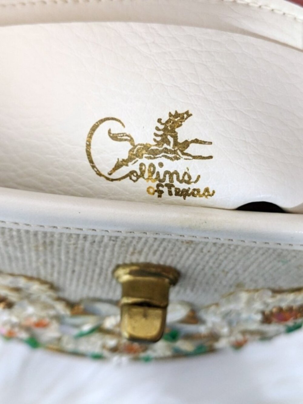 Vintage Enid Collins Daisies Bucket Bag - Picture 2 of 8